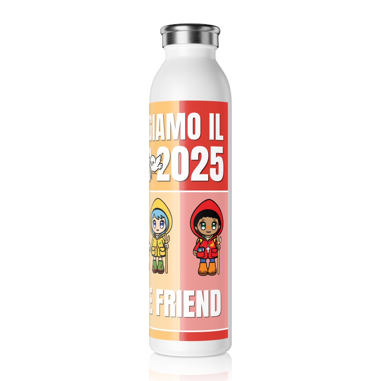 Slim Water Bottle - Giubileo 2025 - Luce Mascot